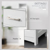 Armadietto Bagno con Scaffale a 3 Livelli, 1 Cassetto e 1 Mobiletto, 34x30x163cm AZ7834-364LGAZ7