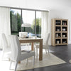 Tavolo Gliese con gambe e piano in MDF, design moderno, per arredo interno 137/185 x 90 h 76 cm
