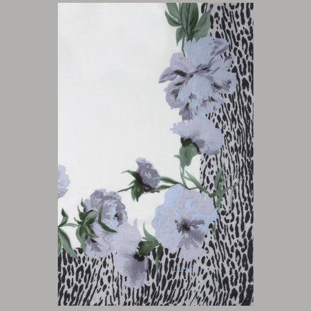 Liu Jo stola denim animalier floreale 70X180 2F5077T0300