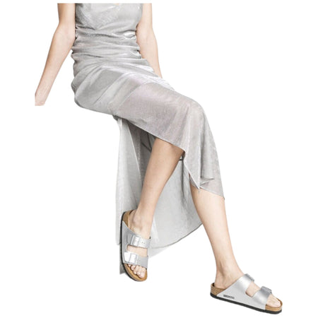 Birkenstock ciabatte Arizona silver 1012283 Ciabatte Birkenstock