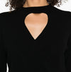 Twinset Maglia Donna con Cut-Out e Incrocio – Lupetto in viscosa stretch