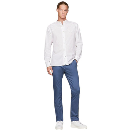 Tommy Hilfiger pantalone chino blu avion Bleecker MW0MW33937 Pantaloni Tommy Hilfiger