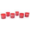 Set da 6 bicchieri in vetro Elegant Stars da 330 ml decorazione moderna