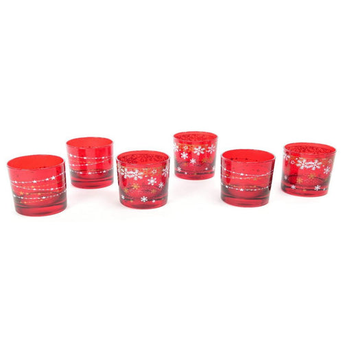 Set da 6 bicchieri in vetro Elegant Stars da 330 ml decorazione moderna