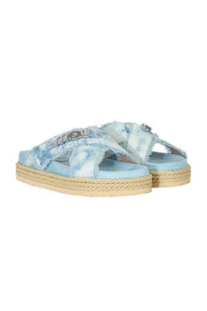 MOU Mou - Sandali - 451378 - Denim da donna
