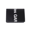 COMME DES GARCONS WALLET Huge Logo Wallet in Black da donna