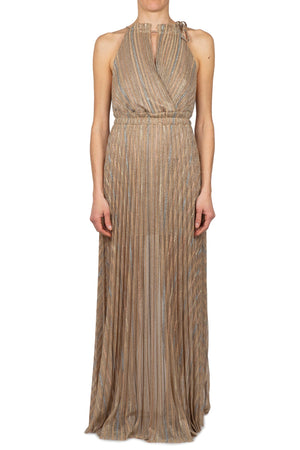 SOLOTRE Solotre - Abito - 450764 - Oro/Cipria da donna