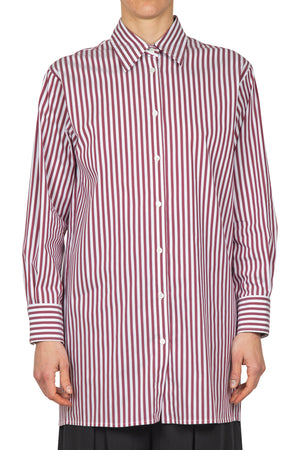 JUCCA Jucca - Camicia - 451196 - Bianco/Bordeaux da donna
