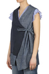 ALESSIA SANTI Alessia Santi - Gilet - 450154 - Denim da donna