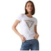 Guess t-shirt bianca Cheeta W5RI22 J1314 G011 T-shirt Guess
