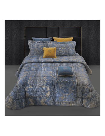 Completo Lenzuola Matrimoniale Cotone Roberto Cavalli Wild Damasco Raso