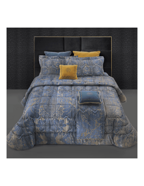 Completo Lenzuola Matrimoniale Cotone Roberto Cavalli Wild Damasco Raso