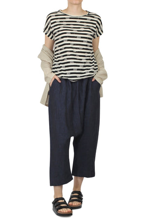 MAMA B Mama B - T-shirt - 450623 - Nero/Latte da donna