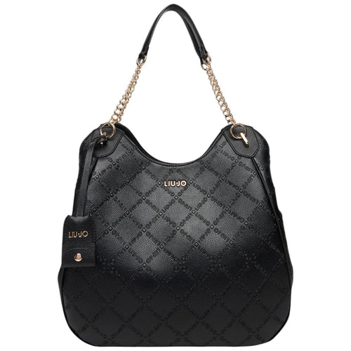 Liu Jo borsa satchel nera grande AF5054E0538-22222