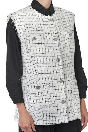 SO ALLURE So Allure - Gilet - 451642 - Bianco/Nero da donna
