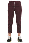 DONDUP Dondup - Pantalone - 460044 - Bordeaux da donna