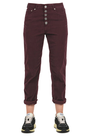 DONDUP Dondup - Pantalone - 460044 - Bordeaux da donna
