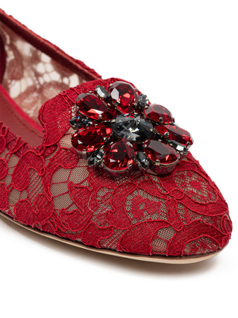 Dolce & Gabbana Ballerine 'Vally' con Pizzo da donna