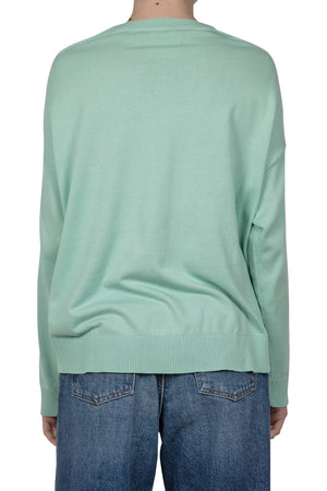 Semi-Couture Semi Couture - Maglia - 450805 - Verde acqua da donna