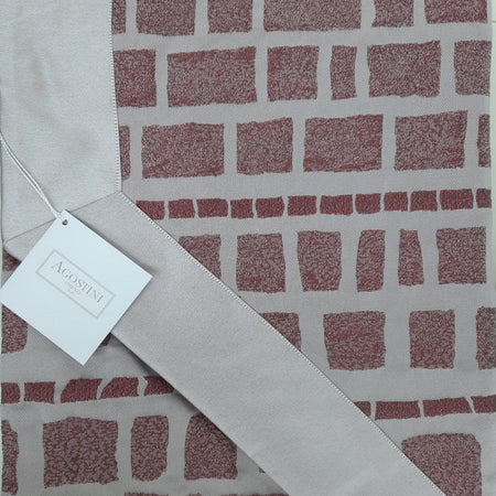 Copriletto Matrimoniale Brooklyn Agostini Jacquard Rosso