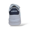 Sneakers bambino Adidas Grand Court 3.0 bianco celeste pelle