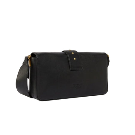 Pinko borse a spalla donna pinko - love one classic slouchy fl - nero da donna