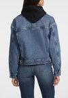 GUESS GIACCA GJ OVERSIZE TRUCKER JACKET da donna