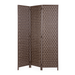 Paravento jorah marrone in bamboo, 135 x 180 cm