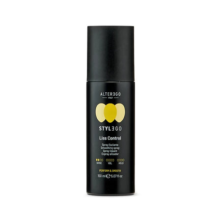 Alterego stylego perform e smooth liss control 150 ml, spray lisciante anti-crespo per uno styling liscio e luminoso