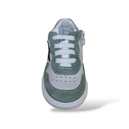 Scarpe Primi Passi Balducci Cita Pelle Bianco Verde Nero Made in Italy Bambino