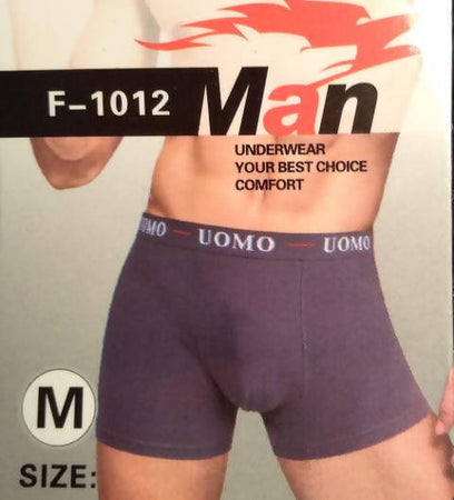 6x Boxer Uomo In Cotone Elasticizzato Con Elastico Esterno Art. 1012