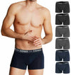6x Boxer Uomo In Cotone Elasticizzato Con Elastico Esterno Art. 1012