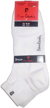 6X Calzini Unisex Pierre Cardin Tinta Unita 6 Paia Calze Corte Sportive Casual in Cotone Art. PC 200/500 QUARTER