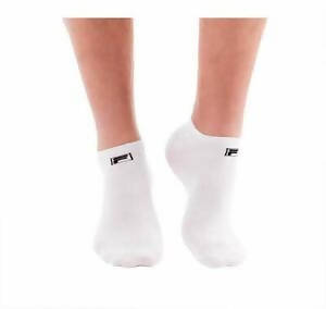 6x Fantasmini Unisex Fila Cotone Elasticizzato 6 Paia Nero, Bianco O Blu