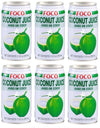 6x Foco Coconut Juice 350ml Succo Di Cocco Gusto Dolce Da Vere Noci Di Cocco Bevanda Rinfrescane
