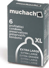 6x Preservativi Extra Large Muchacho XL Profilattici Preservativi Trasparenti Misura Grande Senza Aroma Salute e cura della persona/Erotismo e contraccezione/Sesso sicuro e contraccezione/Preservativi/Preservativi maschili Kondorama - Martinsicuro, Commerciovirtuoso.it