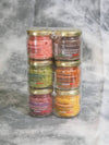 6x Sale Aromatizzato Set Sale Marino in Vasetto 25 Gr Cad Sale Marino Con Caffè E Scorza Di Limone Ideale per Condimenti Di Carni Rosse