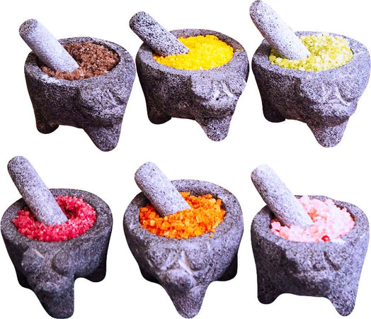 6x Sale Aromatizzato Set Sale Marino in Vasetto 25 Gr Cad Sale Marino Con Caffè E Scorza Di Limone Ideale per Condimenti Di Carni Rosse