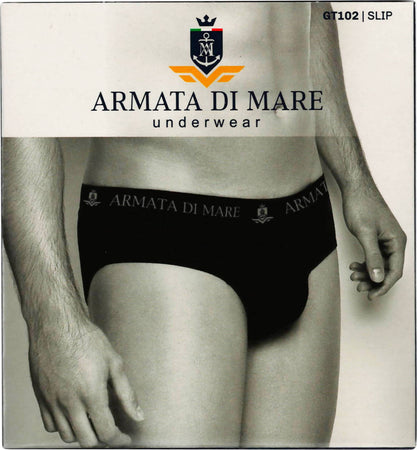 6x Slip Intimo Uomo Armata Di Mare Slip Uomo 100% Cotone Blu Grigi Neri Con Elastico in Vita Made in Italy Art. Gt102 Moda/Uomo/Abbigliamento/Intimo/Slip L’Orchidea - Siderno, Commerciovirtuoso.it
