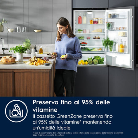 Electrolux ECB7TE70S Frigorifero Combinato Incasso No Frost 376L Classe E