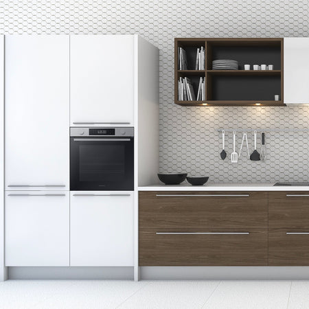 Samsung NV7B44403BS Forno Elettrico Incasso Dual Cook 76L Inox A+