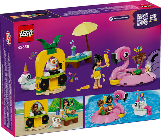 Lego Friends Pool Party con Unicorno e Fenicottero 42658