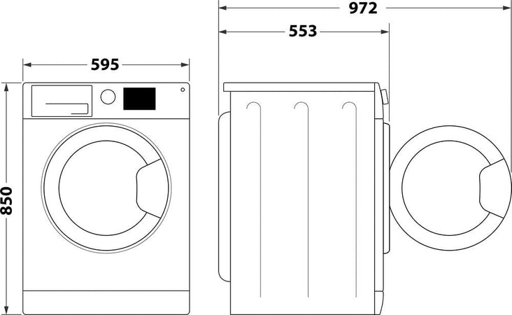 Indesit MTWC 71296 W IT Lavatrice Libera Installazione 7 Kg Bianca