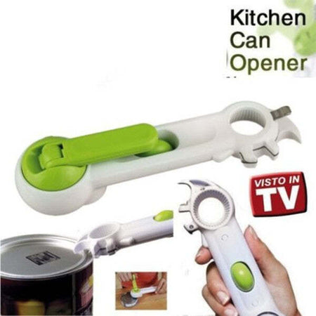 7 In 1 Apriscatole Apritutto Apribarattoli Apribottiglie Multifunzione Casa e cucina/Utensili da cucina/Apriscatole a mano Trade Shop italia - Napoli, Commerciovirtuoso.it