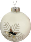 7 Palline per albero di natale in vetro bianco ed argento da Ø 10 cm pendaglio decorato Casa e cucina/Decorazioni per interni/Addobbi e decorazioni per ricorrenze/Decorazioni natalizie/Addobbi e decorazioni/Palle e palline MagiediNatale.it - Altamura, Commerciovirtuoso.it