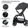 Passeggino TRIG 3 Kinderkraft-Grigio