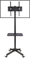 Supporto a Pavimento con Mensola Trolley TV LCD/LED/Plasma 23''-55''