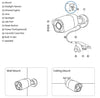 Camera PoE 12MP Bullet PRO RP-PCB12M 12MP con Visione Notturna a Colori, RP-PCB12M