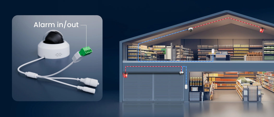 Telecamera Dome PoE Antivandalo IK10 4K con Zoom Ottico 5X, RP-PCV8MZ