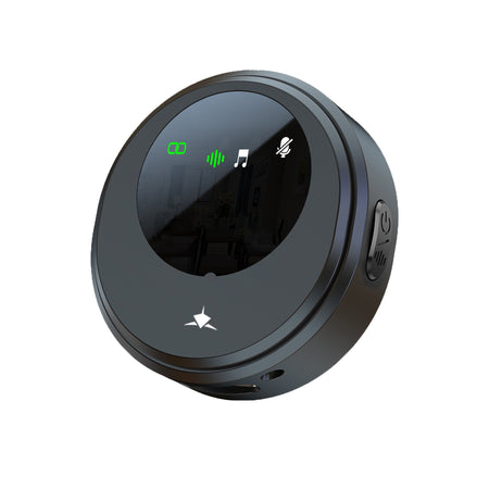 Set 2 Mini Microfoni Lavalier Wireless con Ricevitore USB-C e Custodia di Ricarica, TASSA